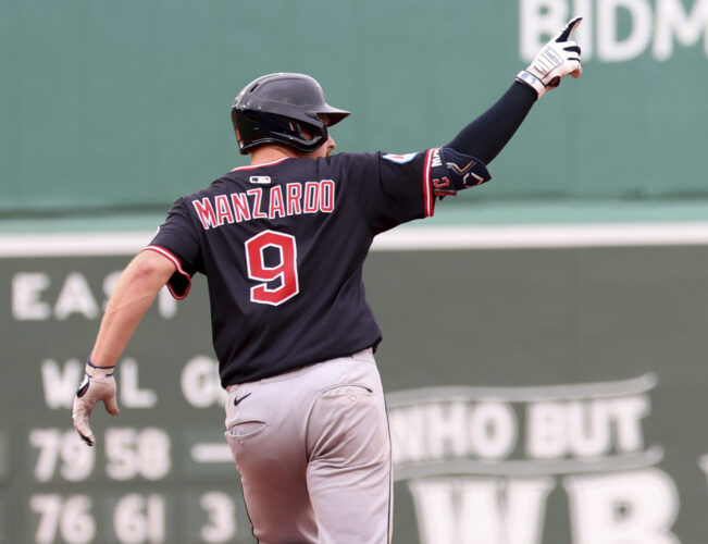 Manzardo homers in 6-4 Guardians loss